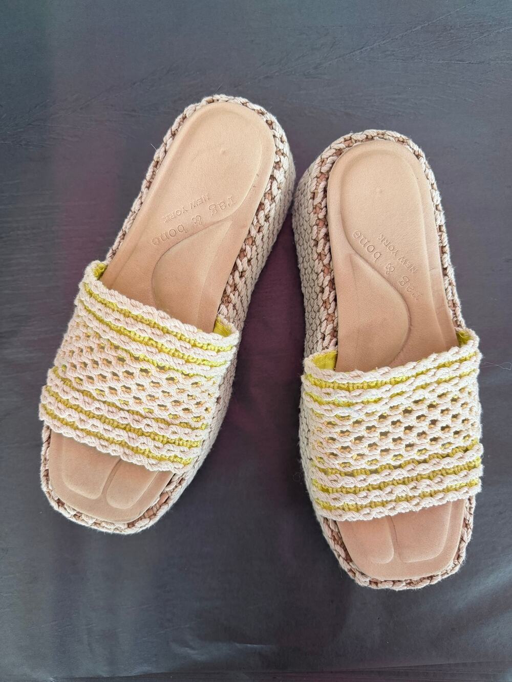 Rag & Bone Crochet Platform Mules